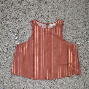 a.n.a Multicolor Striped Tank Top